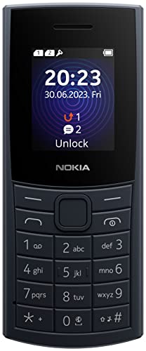 Nokia 110 4G [2023] 4,57 cm [1.8] 94,5 g Blu Cellulare Basic (110 4G D.Sim - Blu) - Prova pratica