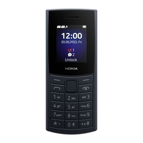 Nokia 110 4G 2024 Blue - Design e materiali