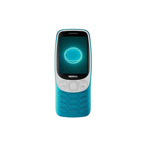 Nokia 3210 Blue - Telefono cellulare 4G - Una leggenda della telefonia riproposta in versione moderna, Grande display 2,4", comoda tastiera, Fotocamera 2Mp, Radio FM, Torcia, Bluetooth - Prova pratica