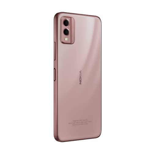 Nokia C32 Smartphone 4G 64GB, 4GB RAM, Dual Camera 50 Mp, Display HD+ da 6.52″, Android 13, Batteria da 5000 mAh, Dual Sim, Rosa, versione con cavo USB Type-C aggiuntivo - Dettaglio recensione 4