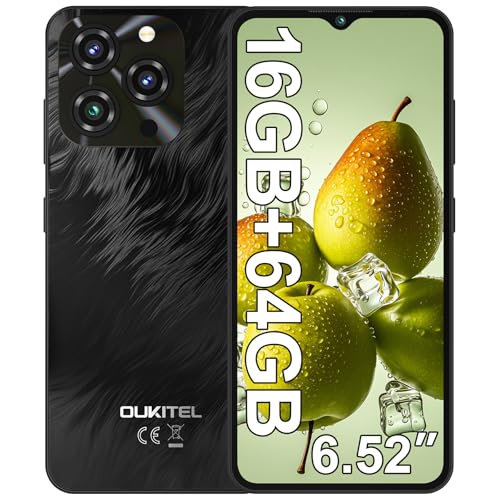 OUKITEL C3 Smartphone, 16GB+64GB/ 1TB Telefono Cellulare, 6.52" HD+ Cellulari e Smartphone, 5000mAh Smartphone Android, 13MP+5MP Telefoni Cellulari, Dual 4G SIM/Face ID/OTG/GPS/ 3.5mm Jack - Design e materiali